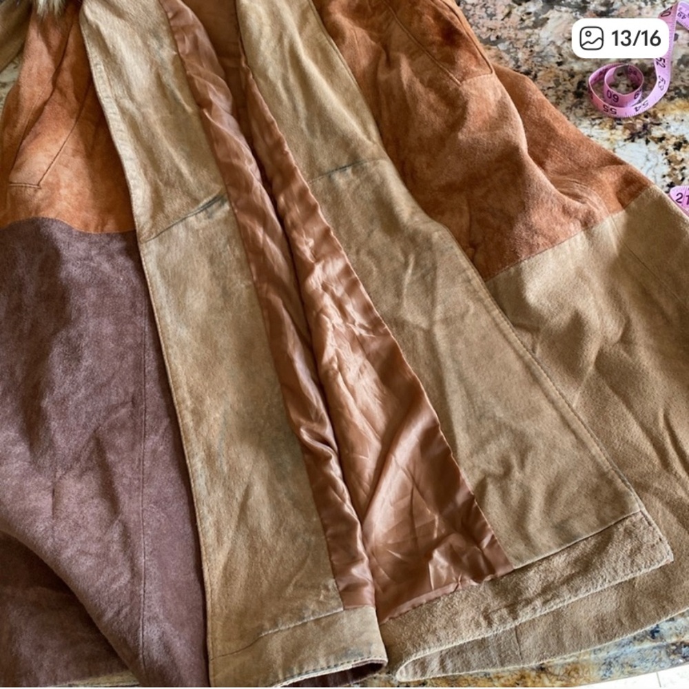 ASOS Multicolor Faux Fur Trim Teddy Jacket - Picture 12 of 15